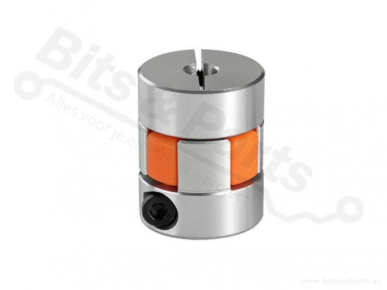 Stappenmotorkoppeling semi-rigid 5x8mm